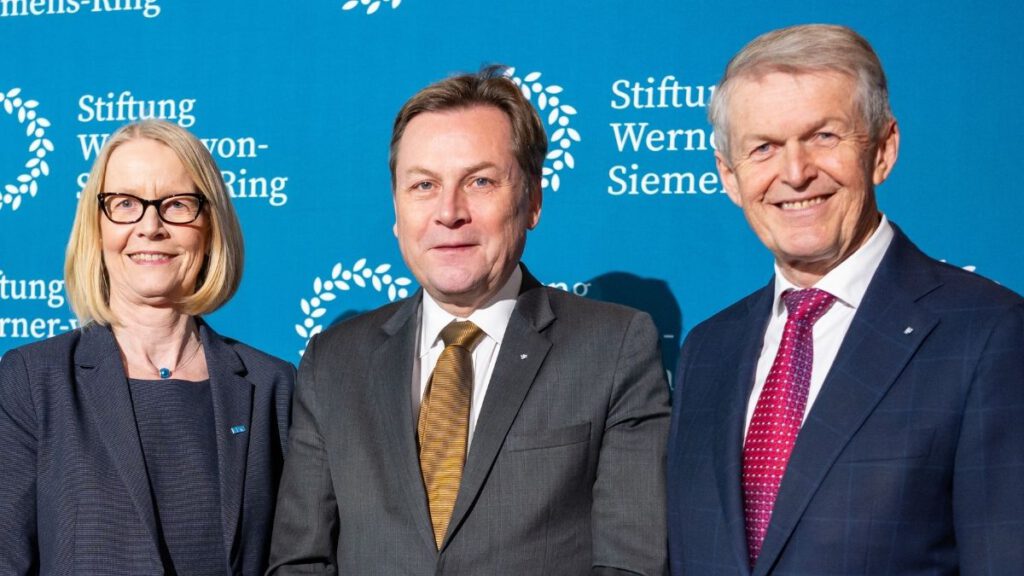 Foto von Vorstand des Stiftungsrats (v.l.n.r.): Cornelia Denz, Oliver Günther, Thomas Weber