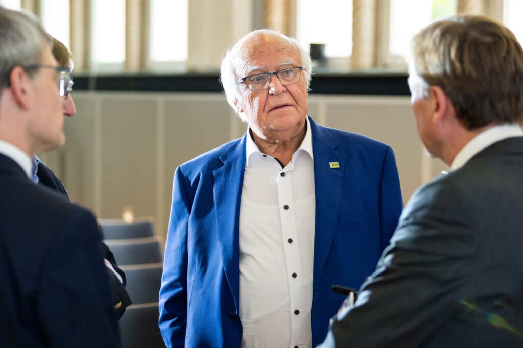 Foto der Podiumsdiskussion "Was braucht das deutsche Innovationssystem?" am 30.09.2025 der Stiftung Werner-von-Siemens-Ring