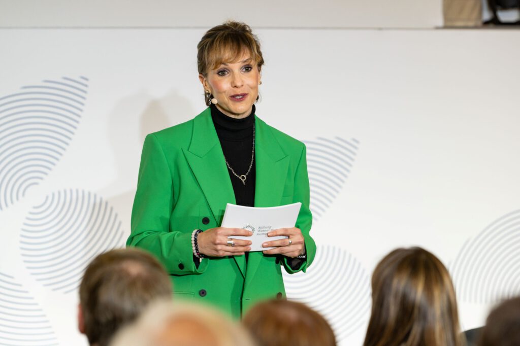 Foto der Podiumsdiskussion "Was braucht das deutsche Innovationssystem?" am 30.09.2025 der Stiftung Werner-von-Siemens-Ring