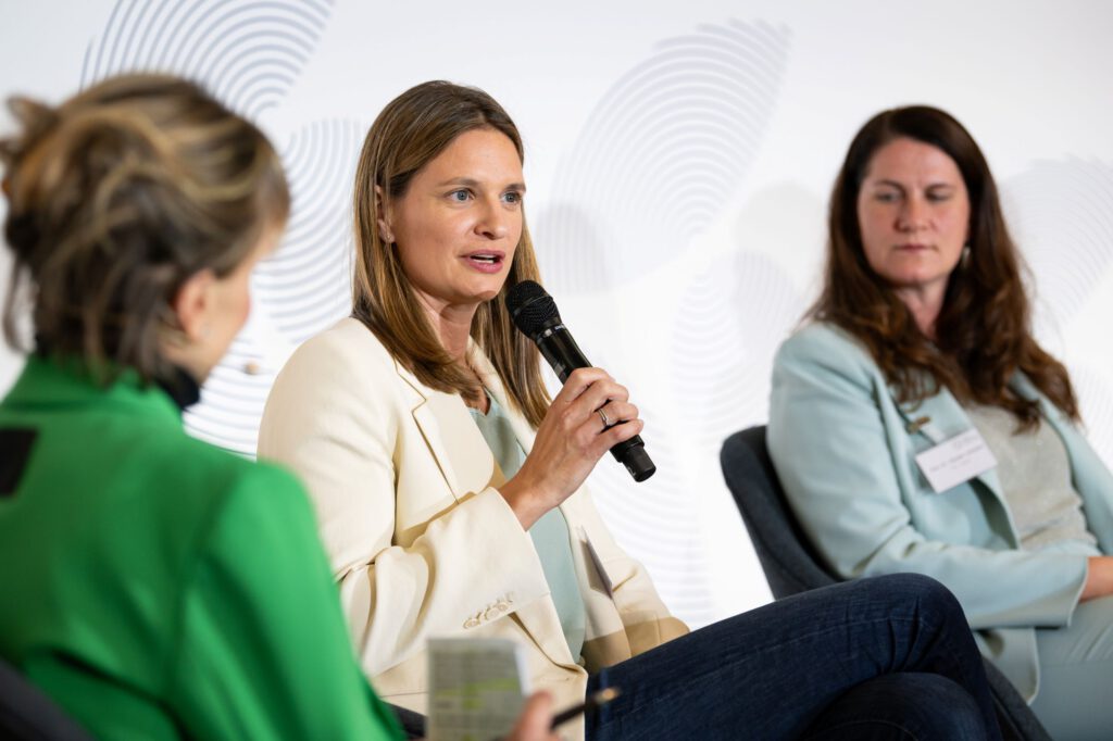 Foto der Podiumsdiskussion "Was braucht das deutsche Innovationssystem?" am 30.09.2025 der Stiftung Werner-von-Siemens-Ring